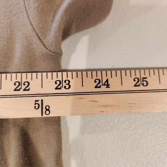 Soft Surroundings Womens Tan 3/4 Sleeve Moda Tunic Top Size XL Pockets Capsule - Picture 7 of 9